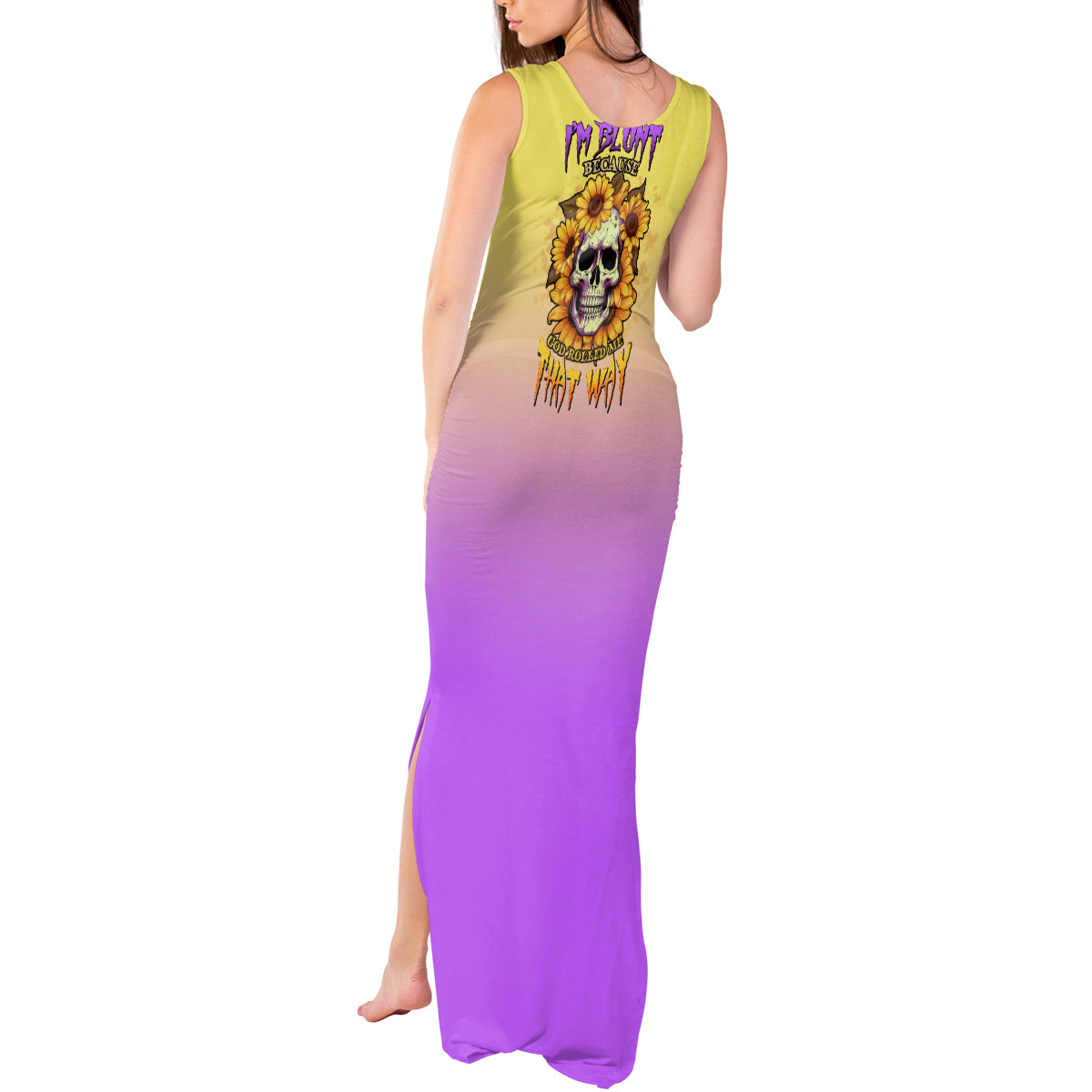 im-blunt-because-god-rolled-me-sunflower-tank-maxi-dress
