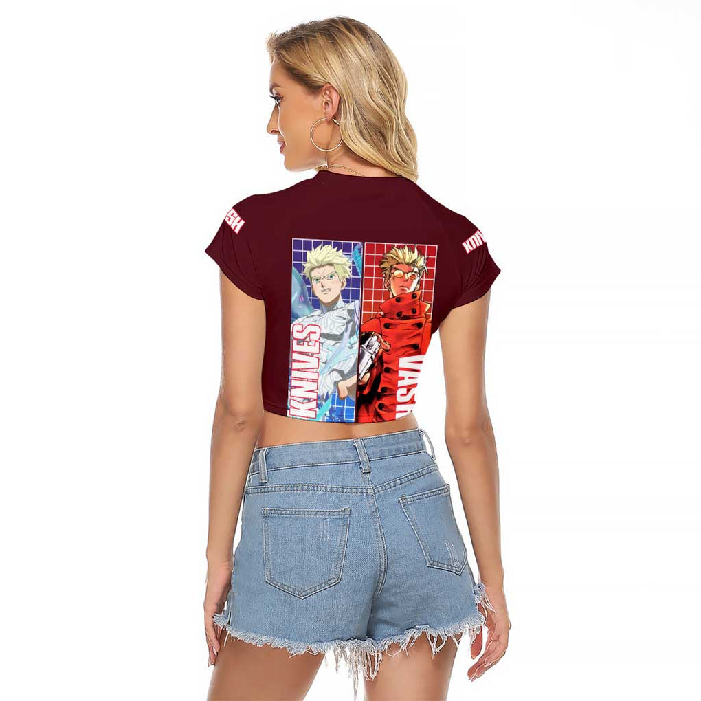 Trigun Stampede Raglan Cropped T Shirt Japan Anime Style