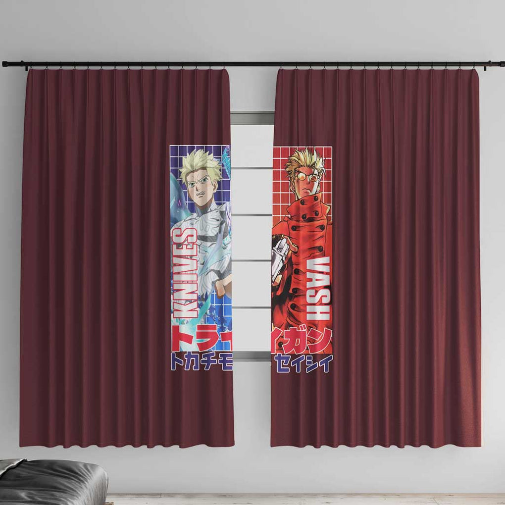 Trigun Stampede Window Curtain Japan Anime Style