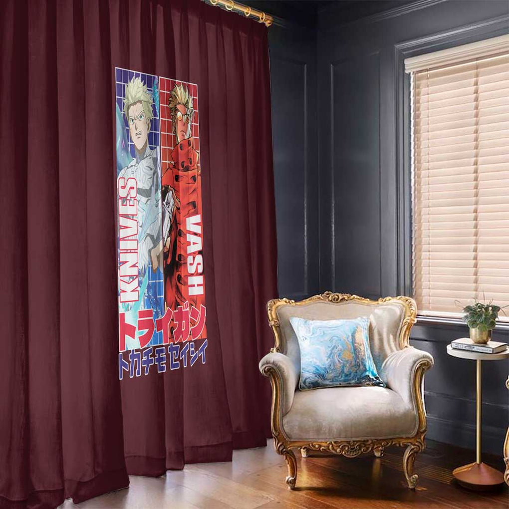 Trigun Stampede Window Curtain Japan Anime Style