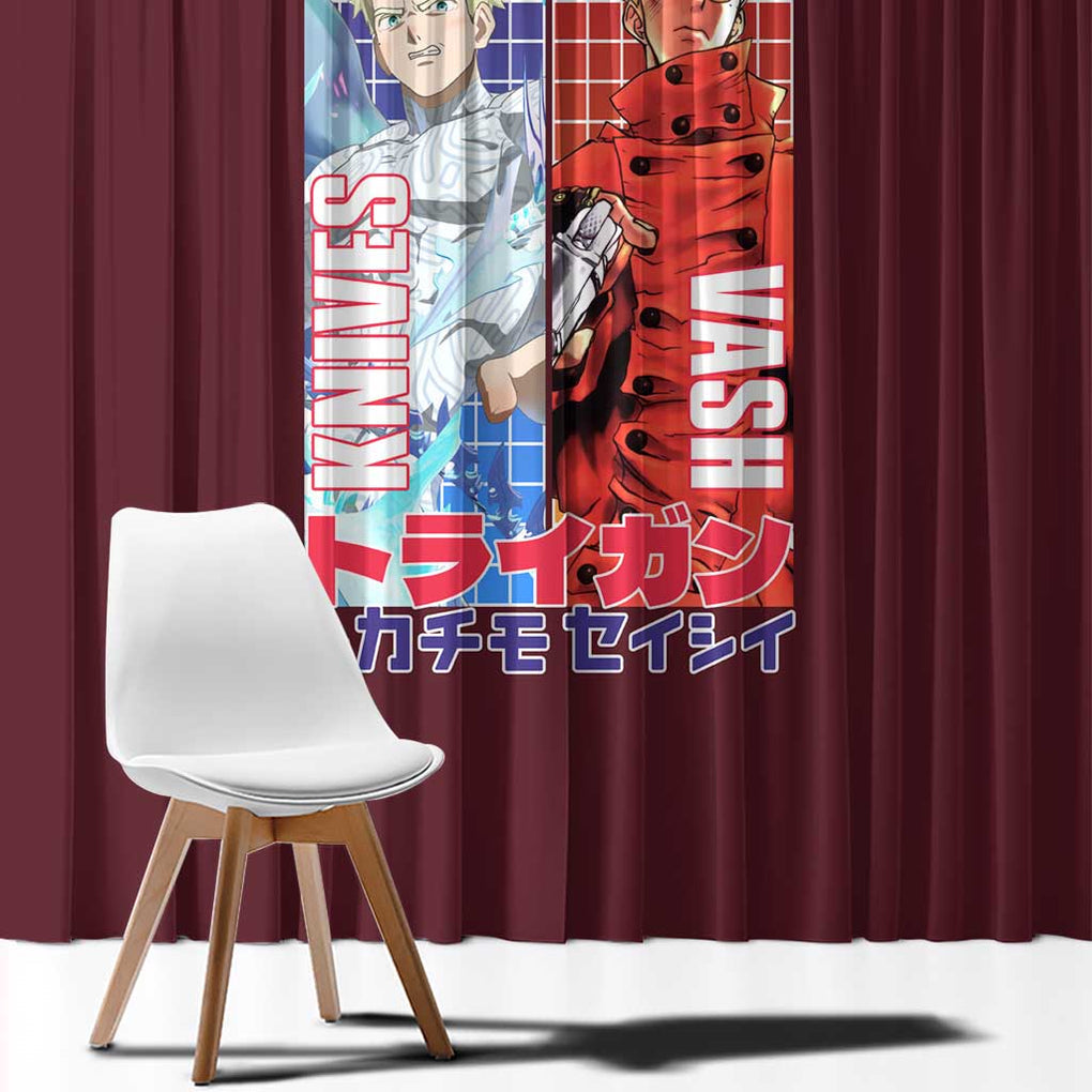 Trigun Stampede Window Curtain Japan Anime Style