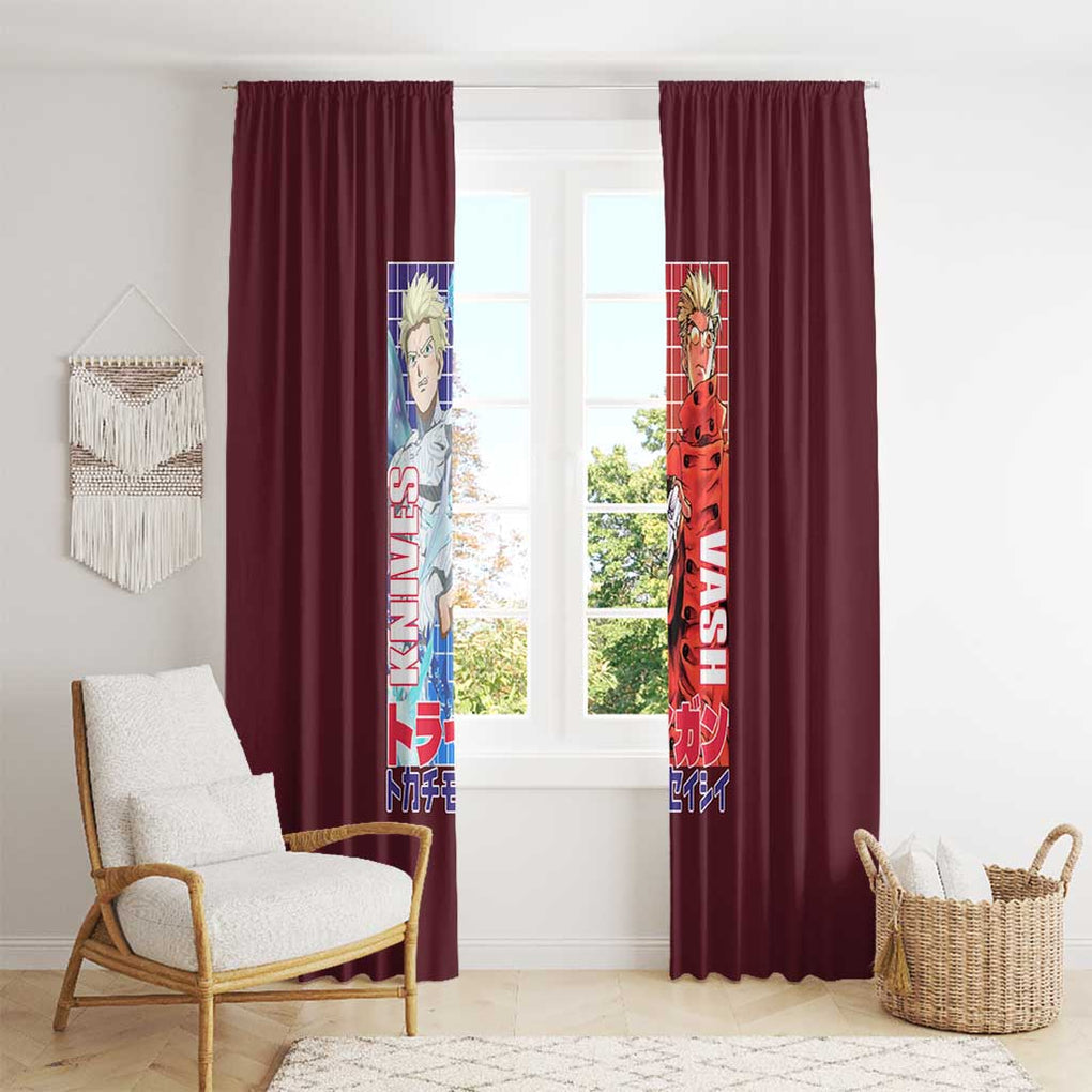 Trigun Stampede Window Curtain Japan Anime Style