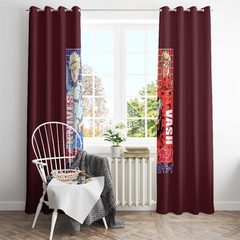 Trigun Stampede Window Curtain Japan Anime Style