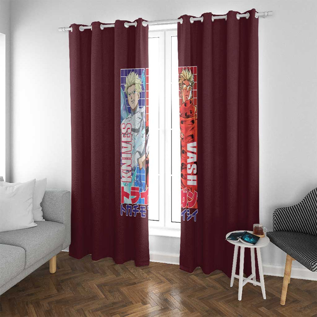 Trigun Stampede Window Curtain Japan Anime Style