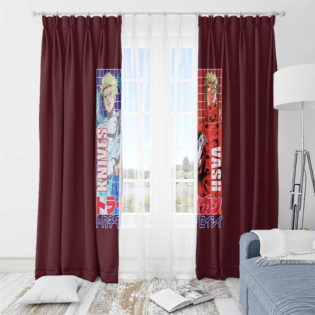 Trigun Stampede Window Curtain Japan Anime Style