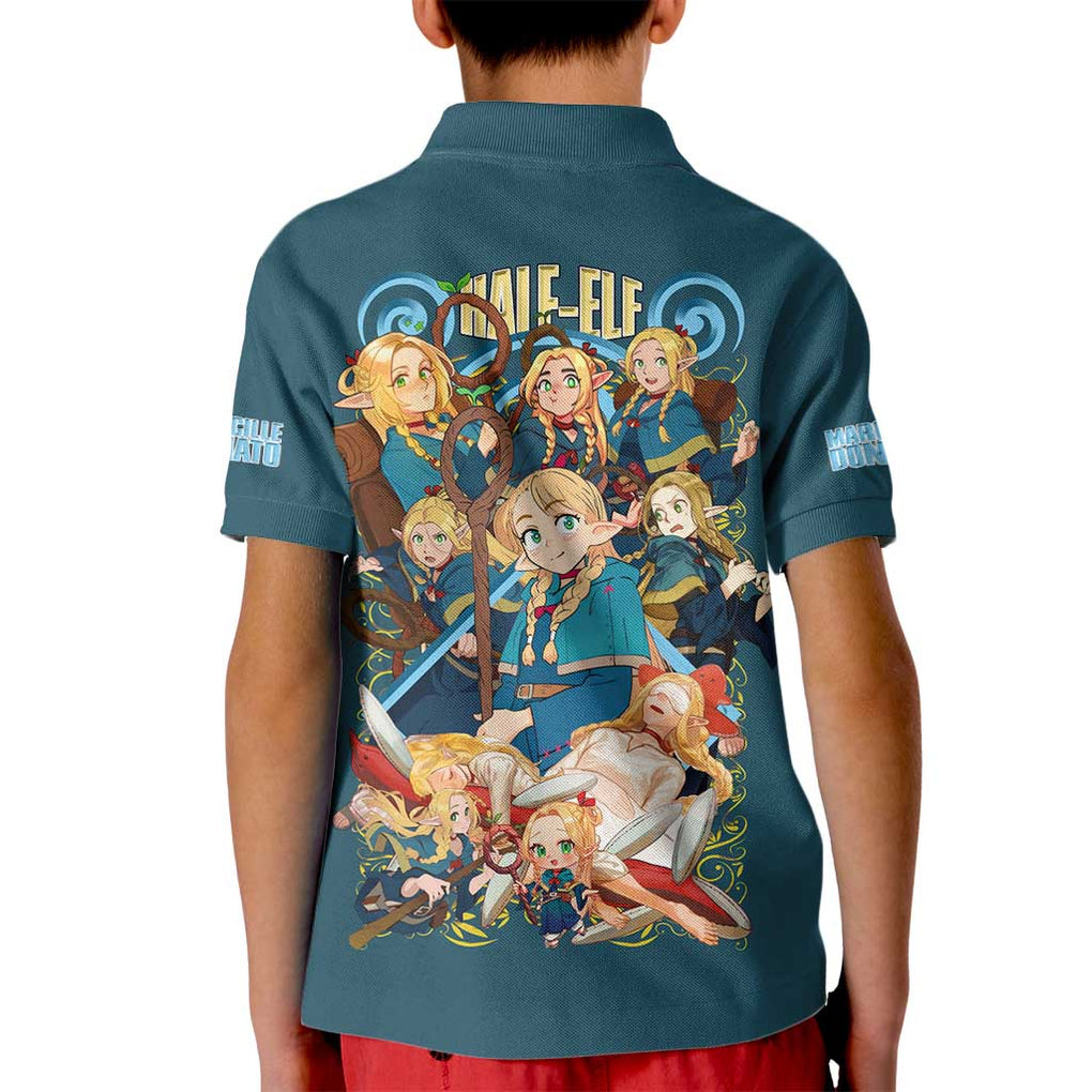 Marcille Donato Delicious in Dungeon Kid Polo Shirt Japan Anime Style