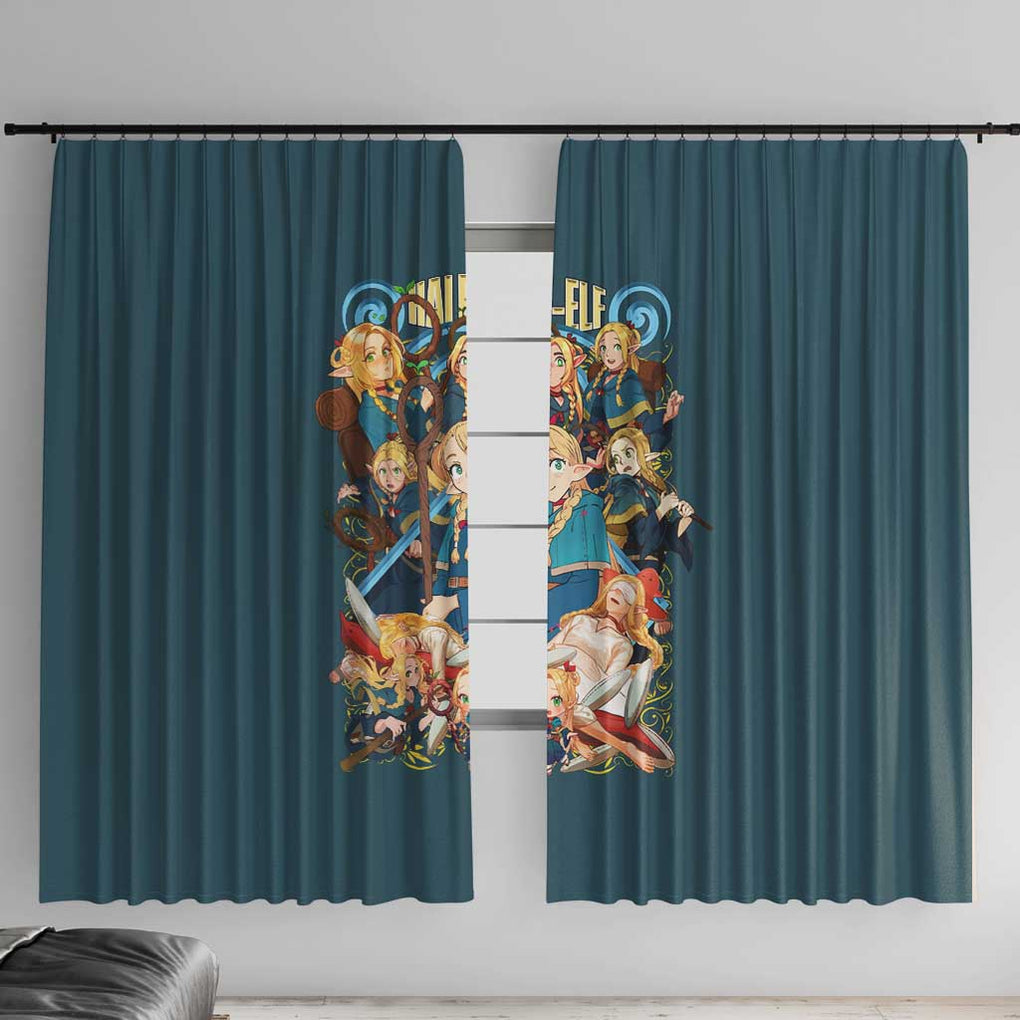 Marcille Donato Delicious in Dungeon Window Curtain Japan Anime Style