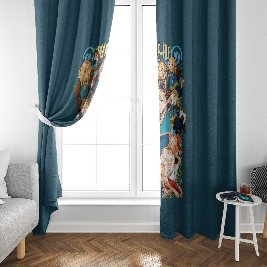 Marcille Donato Delicious in Dungeon Window Curtain Japan Anime Style