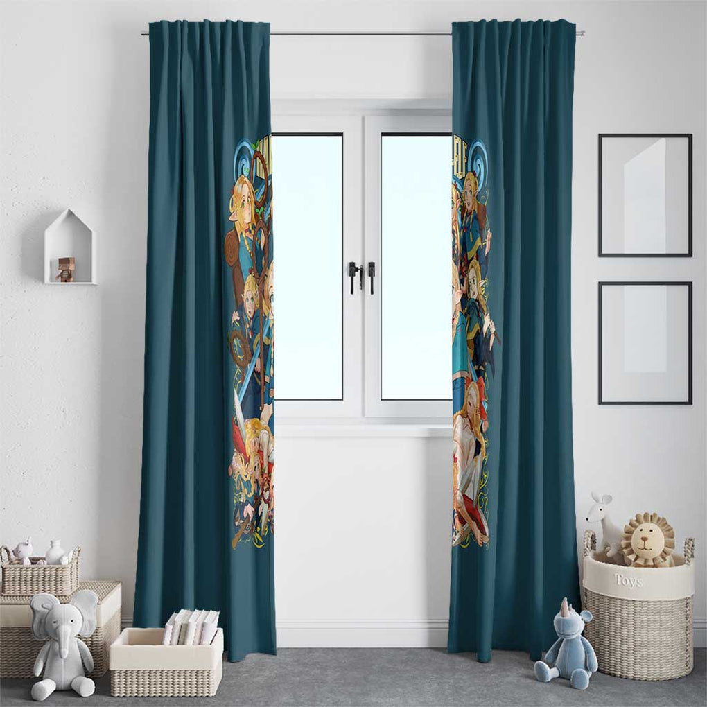 Marcille Donato Delicious in Dungeon Window Curtain Japan Anime Style