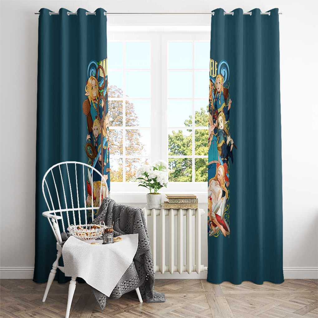 Marcille Donato Delicious in Dungeon Window Curtain Japan Anime Style