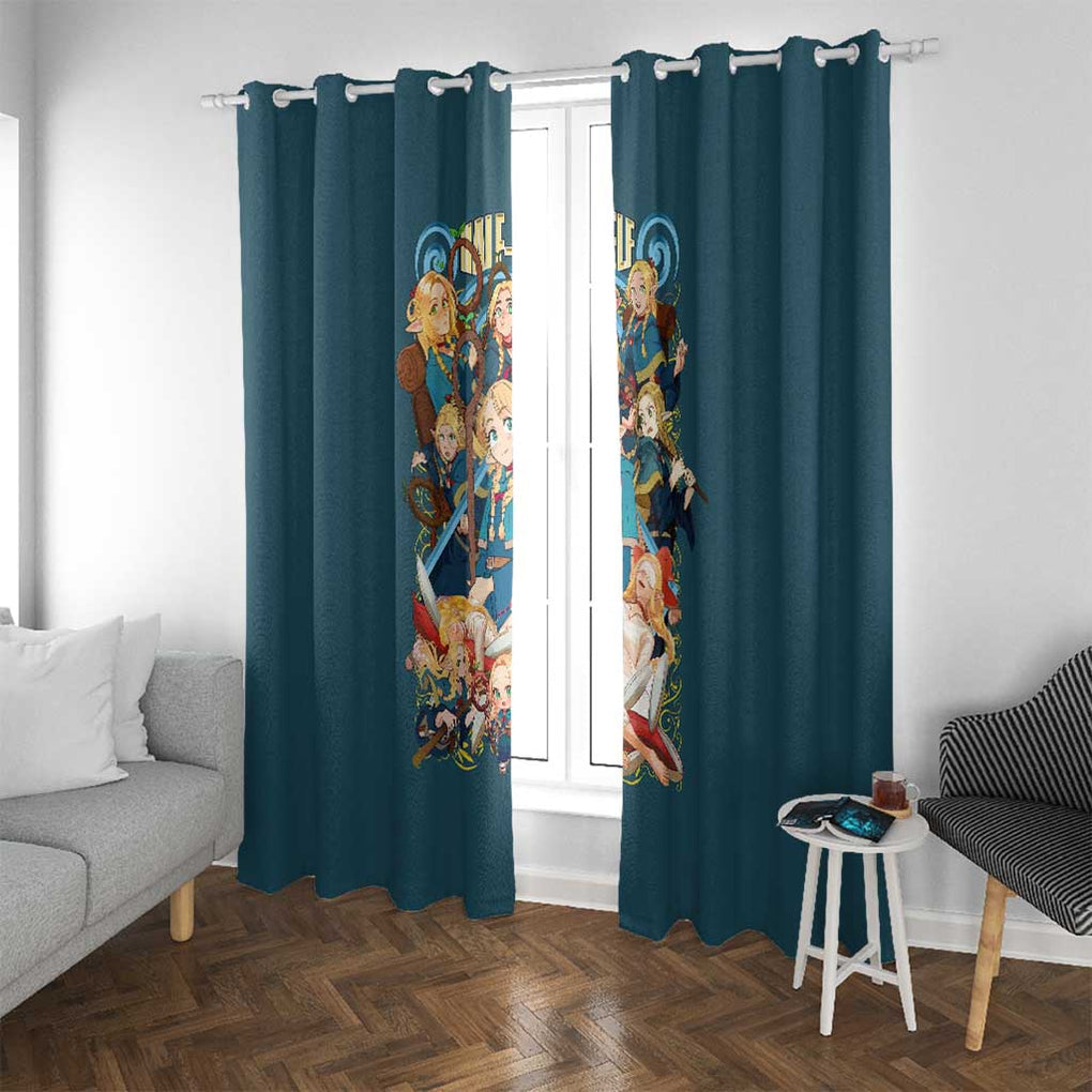 Marcille Donato Delicious in Dungeon Window Curtain Japan Anime Style