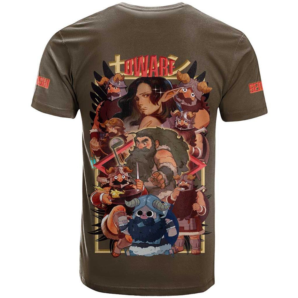 Senshi Delicious in Dungeon T Shirt Japan Anime Style