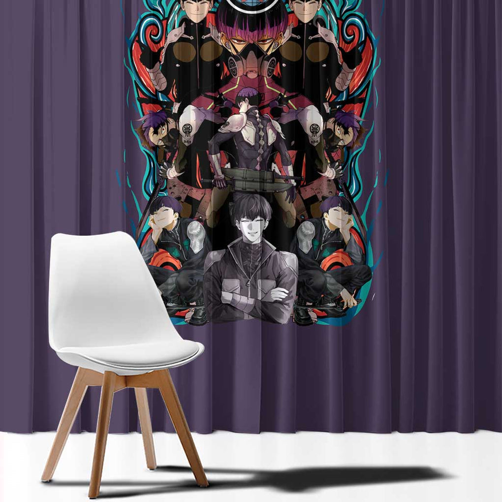Hoshina Soshiro Kaiju No. 8 Window Curtain Japan Anime Style