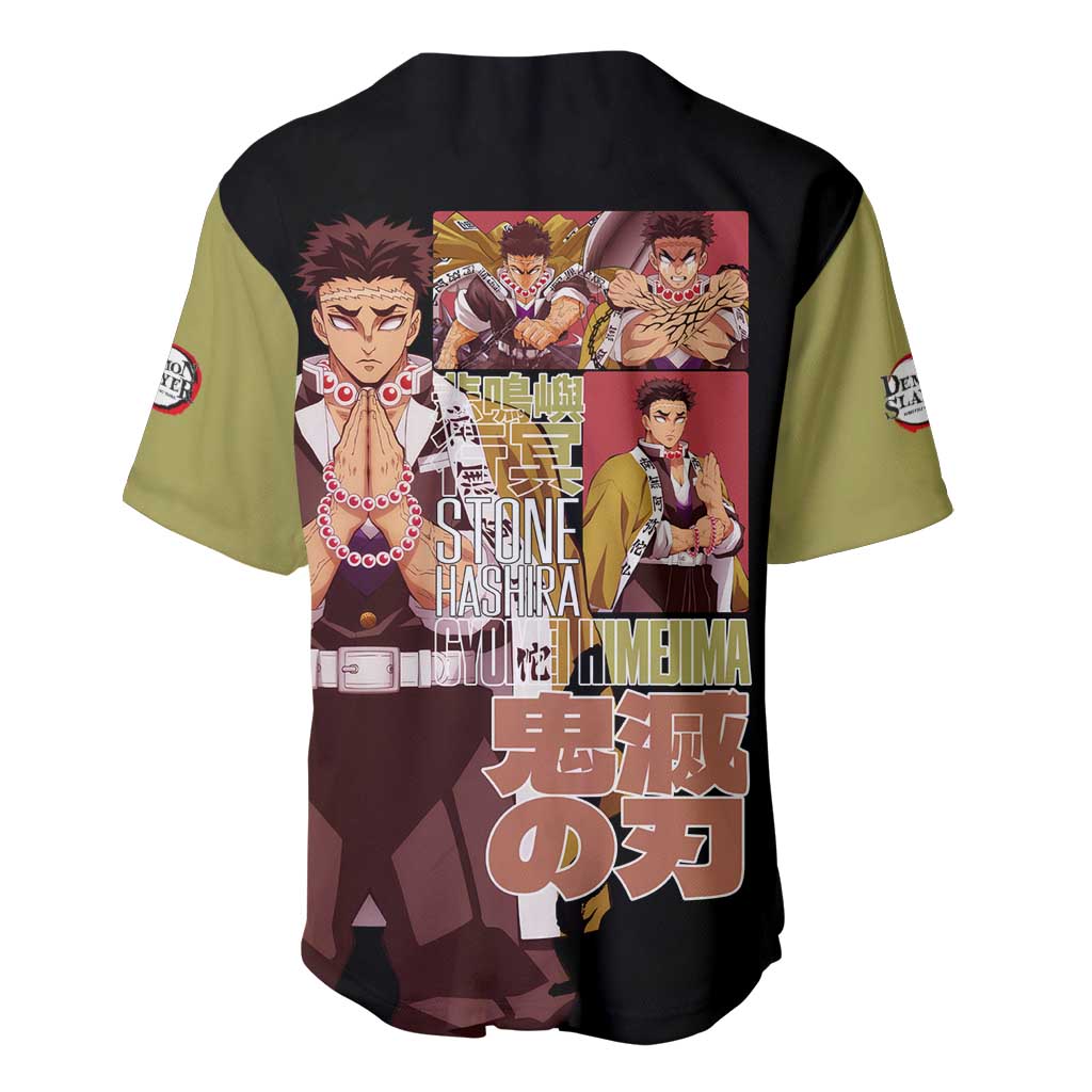 Gyomei Himejima V2 Demon Slayer S Baseball Jersey Japan Anime Style - The Mazicc