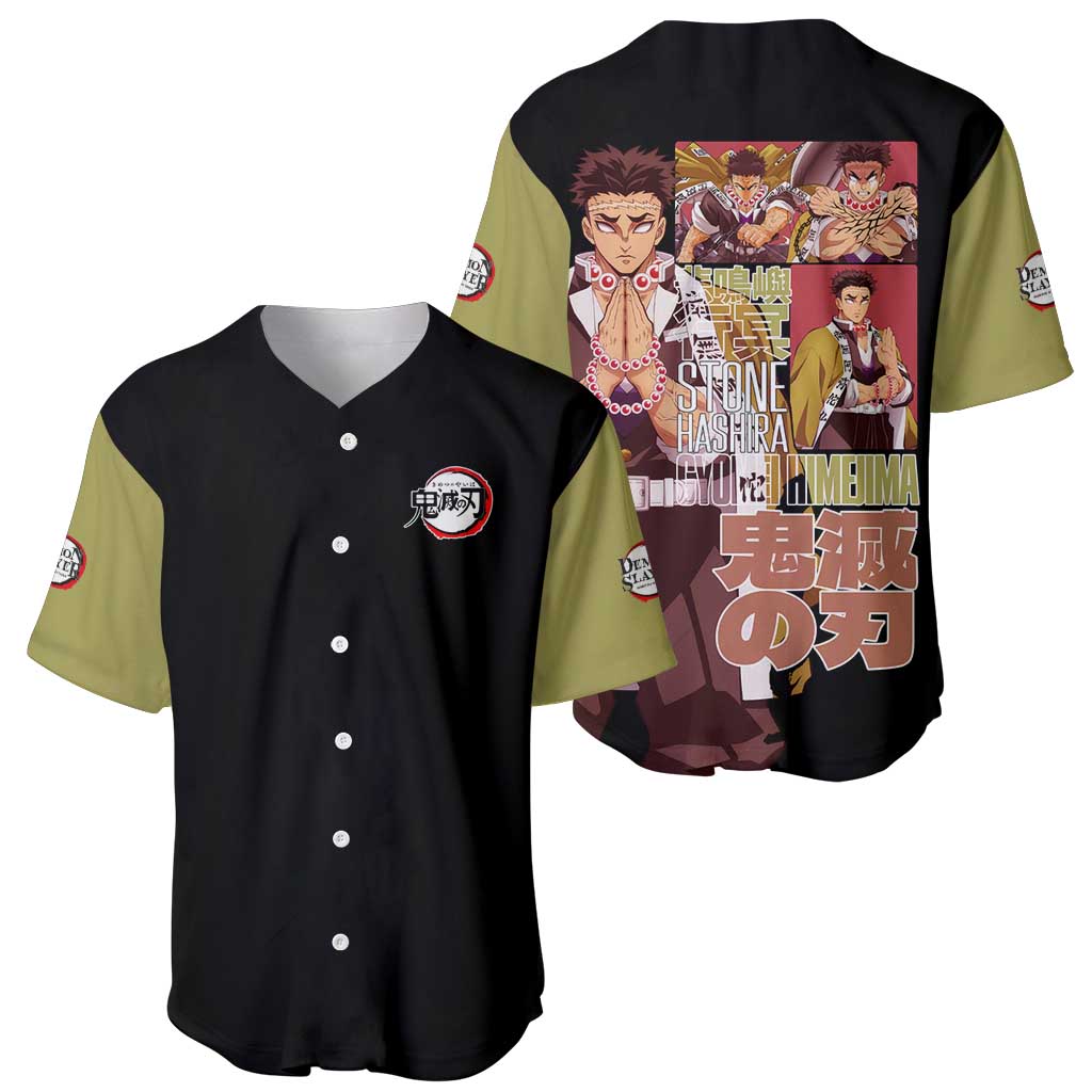 Gyomei Himejima V2 Demon Slayer S Baseball Jersey Japan Anime Style - The Mazicc