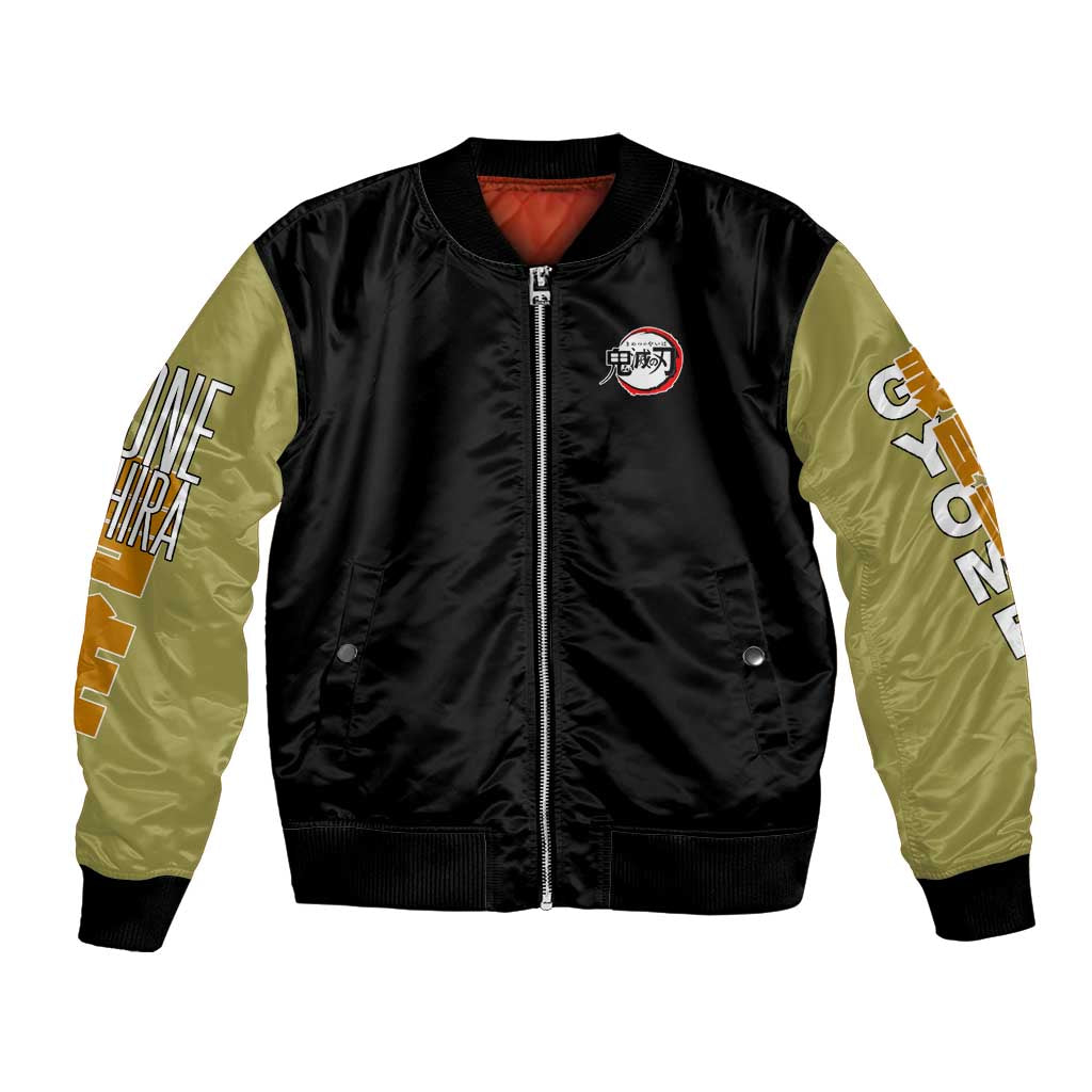 Gyomei Himejima V2 Demon Slayer S Bomber Jacket Japan Anime Style - The Mazicc