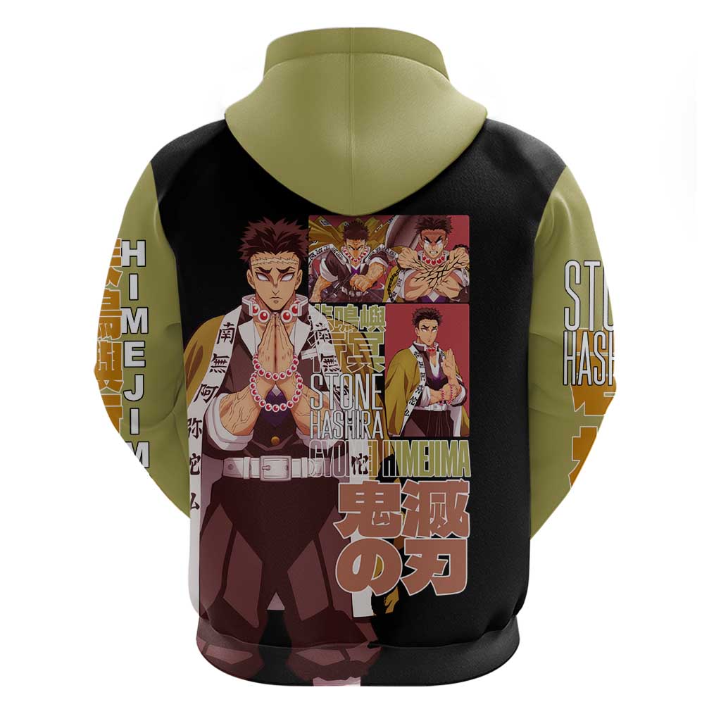 Gyomei Himejima V2 Demon Slayer S Hoodie Japan Anime Style - The Mazicc