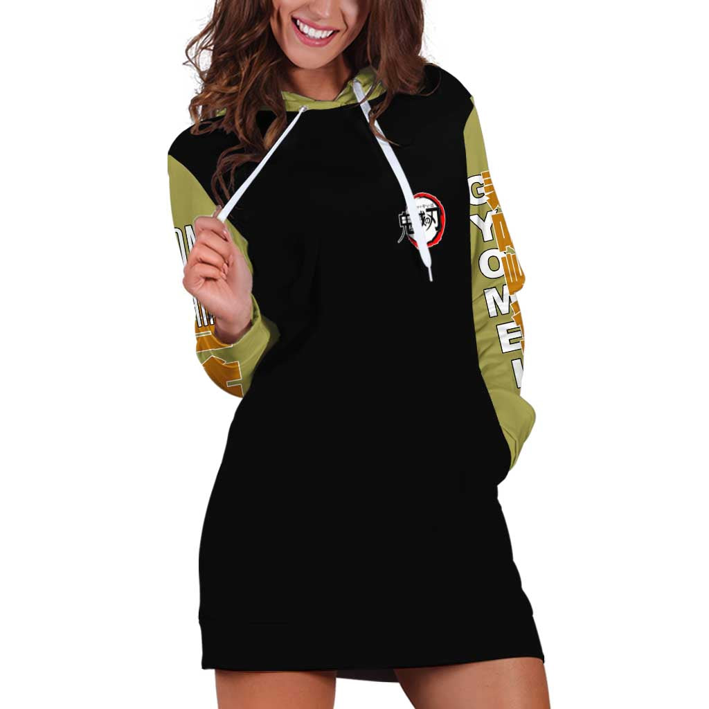 Gyomei Himejima V2 Demon Slayer S Hoodie Dress Japan Anime Style - The Mazicc