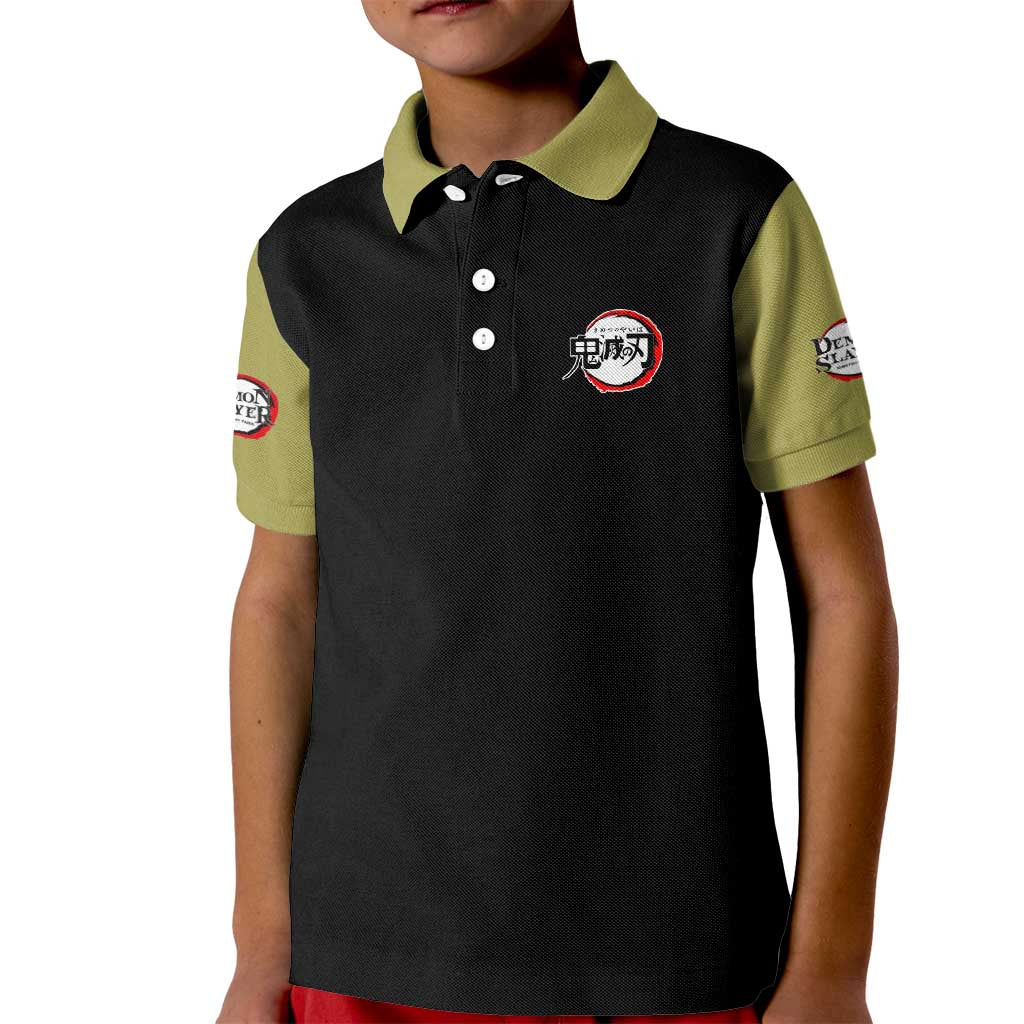 Gyomei Himejima V2 Demon Slayer S Kid Polo Shirt Japan Anime Style - The Mazicc
