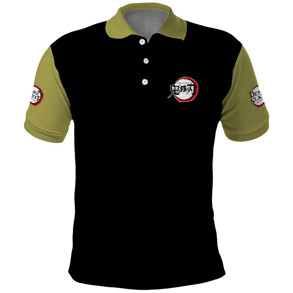 Gyomei Himejima V2 Demon Slayer S Polo Shirt Japan Anime Style - The Mazicc