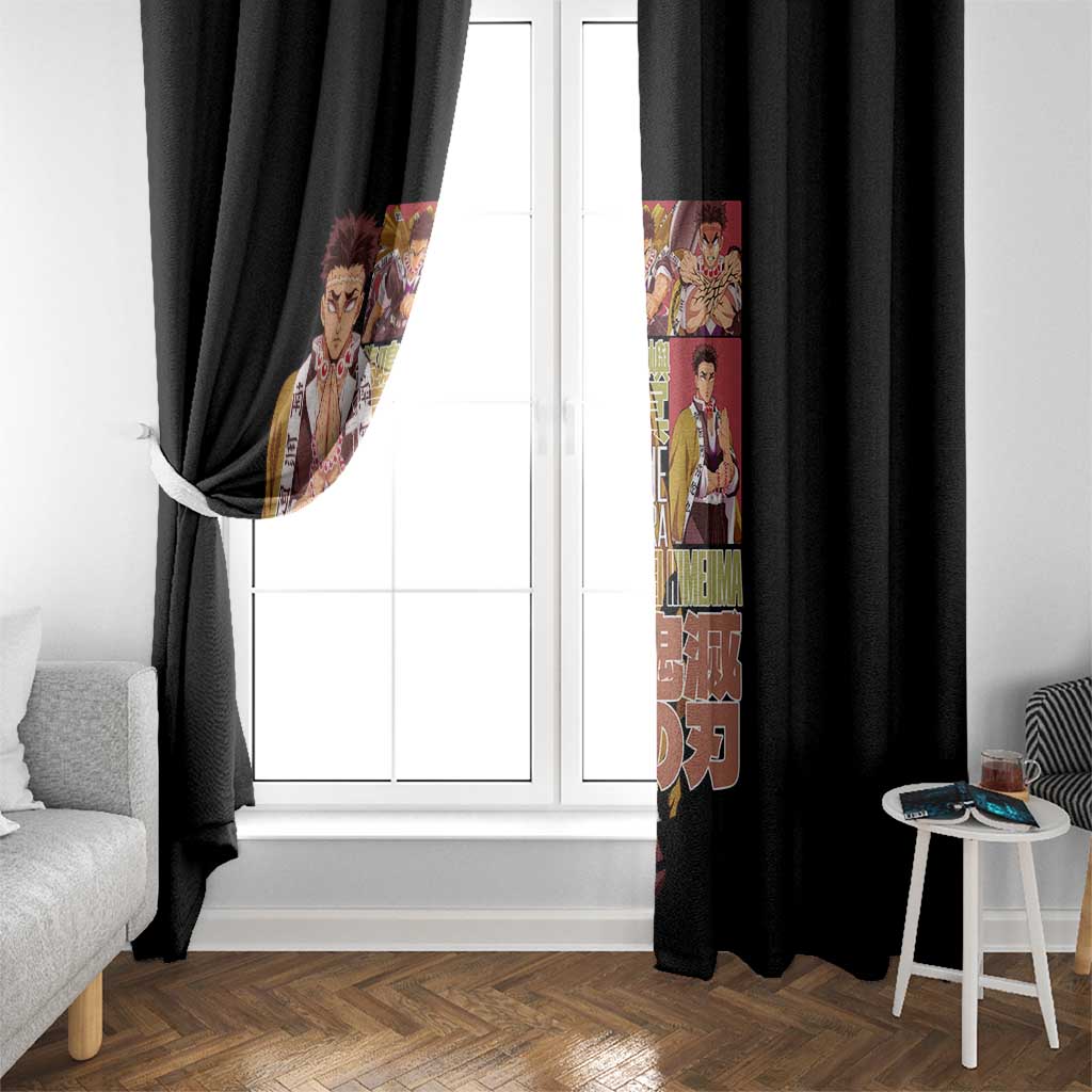 Gyomei Himejima V2 Demon Slayer S Window Curtain Japan Anime Style - The Mazicc