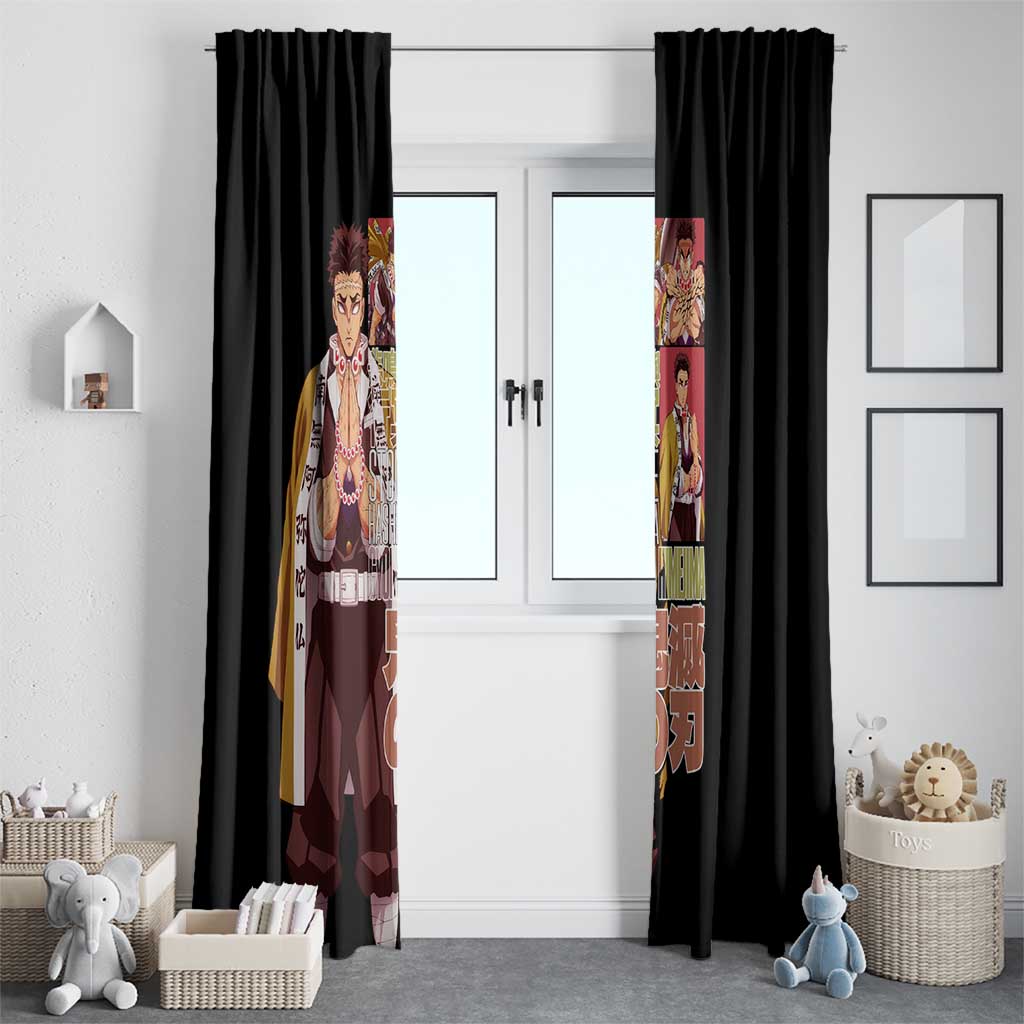 Gyomei Himejima V2 Demon Slayer S Window Curtain Japan Anime Style - The Mazicc