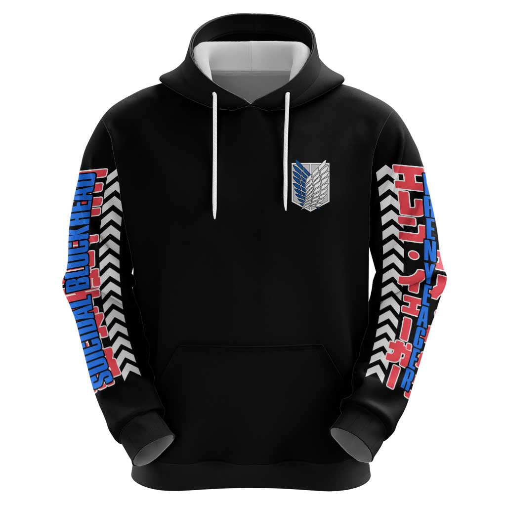 Eren Yeager V2 Attack on Titan Hoodie Japan Anime Style - The Mazicc