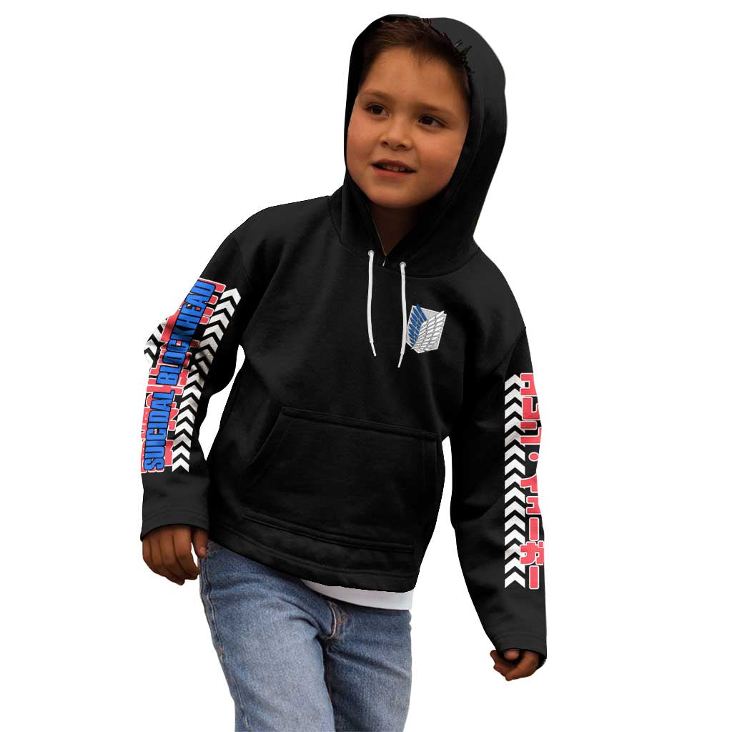 Eren Yeager V2 Attack on Titan Kid Hoodie Japan Anime Style - The Mazicc