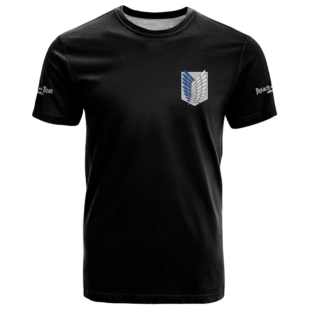 Eren Yeager V2 Attack on Titan T Shirt Japan Anime Style - The Mazicc