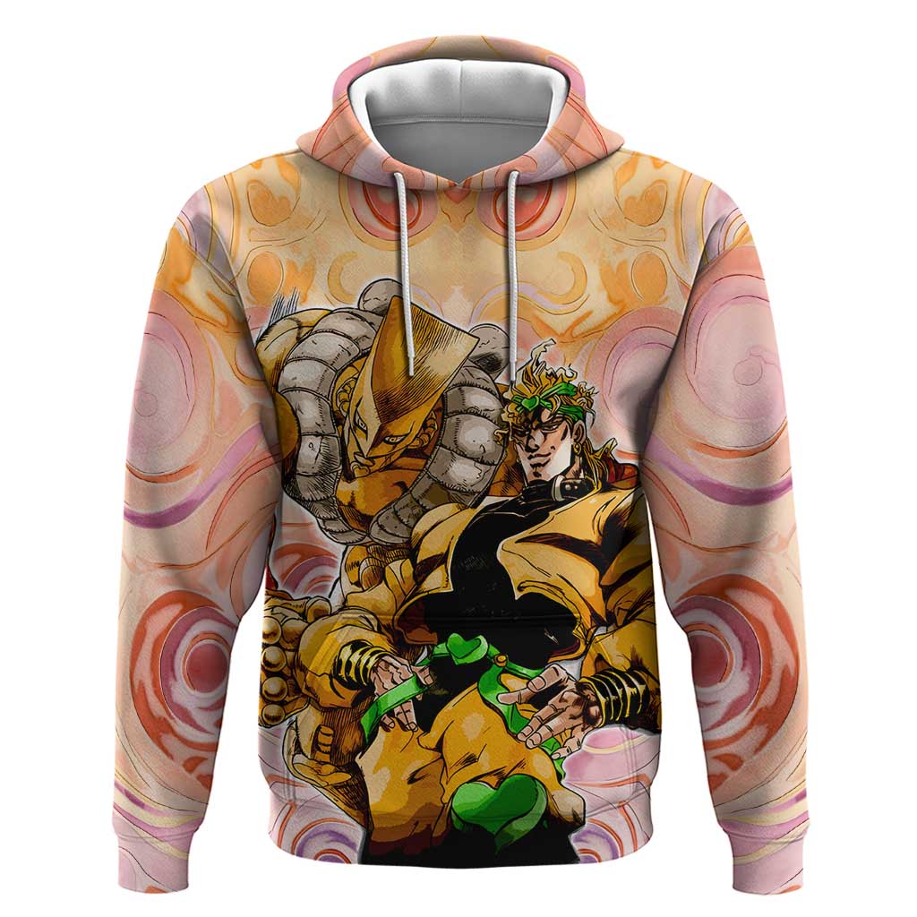 Trippy Dio V2 Jojo’s Bizarre Adventure Hoodie Trippy Mix Anime Style - The Mazicc