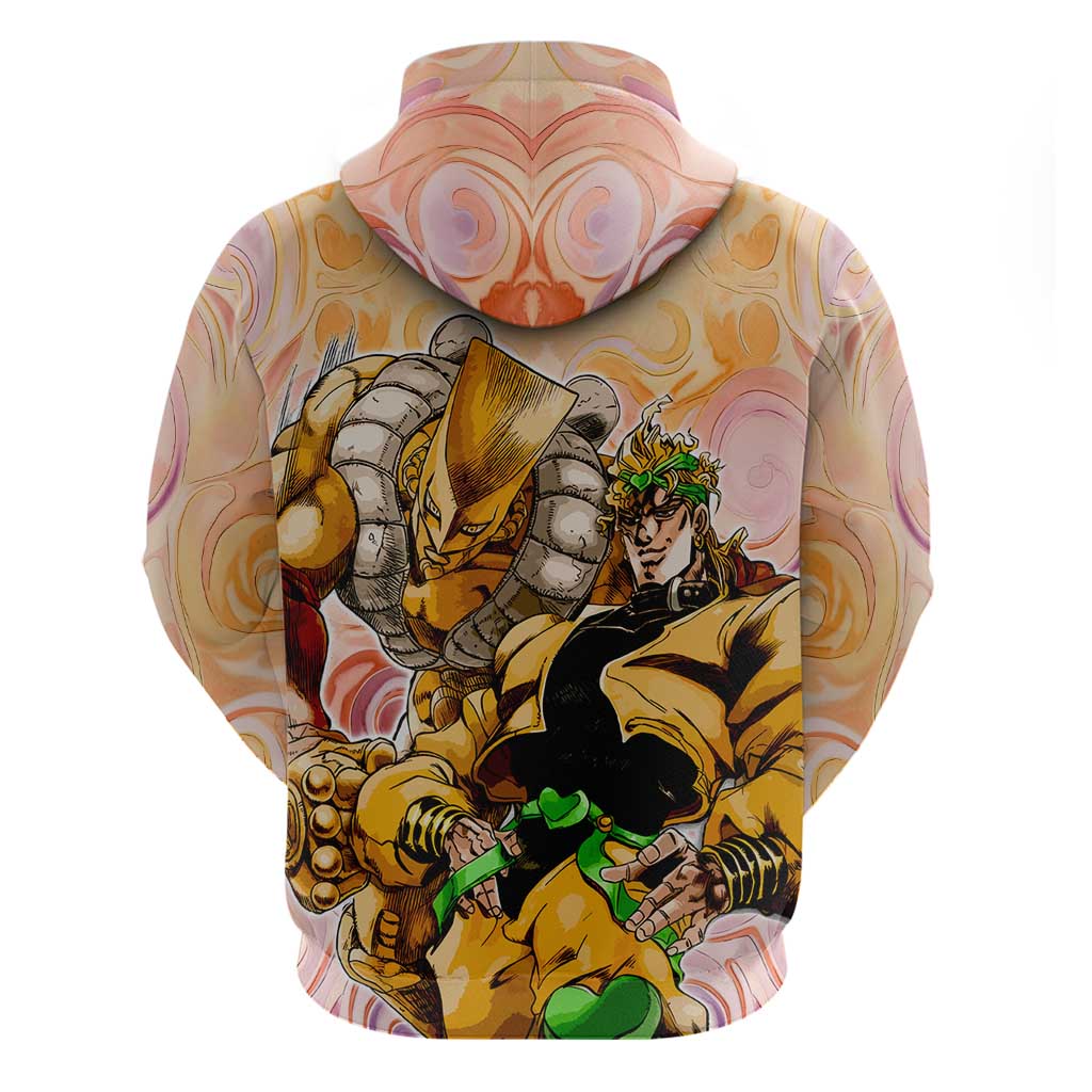 Trippy Dio V2 Jojo’s Bizarre Adventure Hoodie Trippy Mix Anime Style - The Mazicc