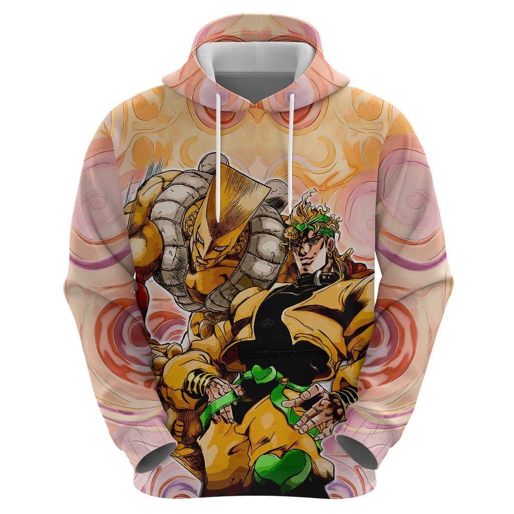 Trippy Dio V2 Jojo’s Bizarre Adventure Hoodie Trippy Mix Anime Style - The Mazicc
