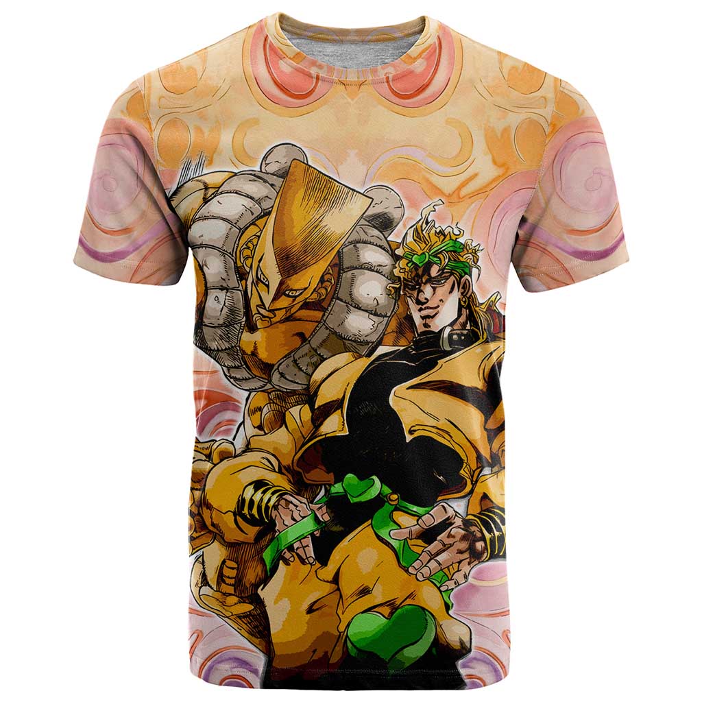 Trippy Dio V2 Jojo’s Bizarre Adventure T Shirt Trippy Mix Anime Style - The Mazicc