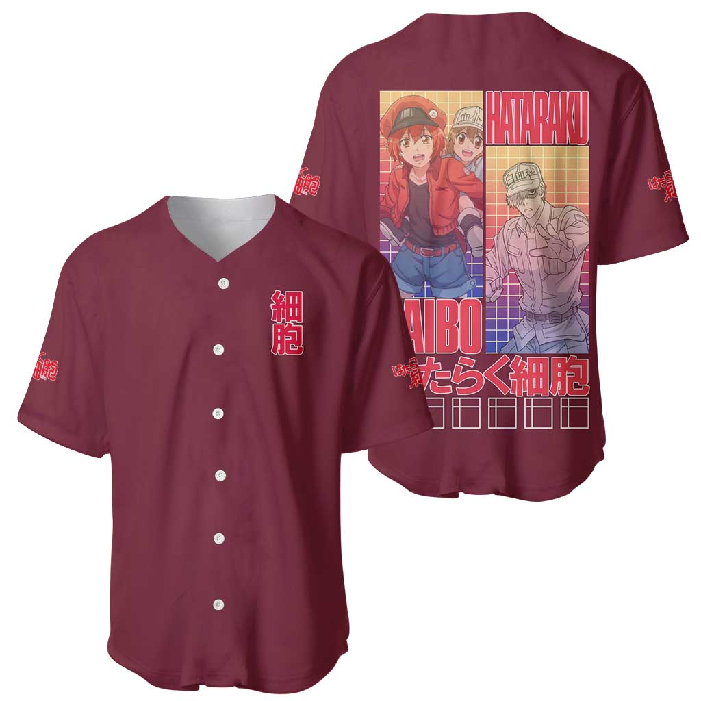 Cells at Work Baseball Jersey Japan Anime Style - The Mazicc
