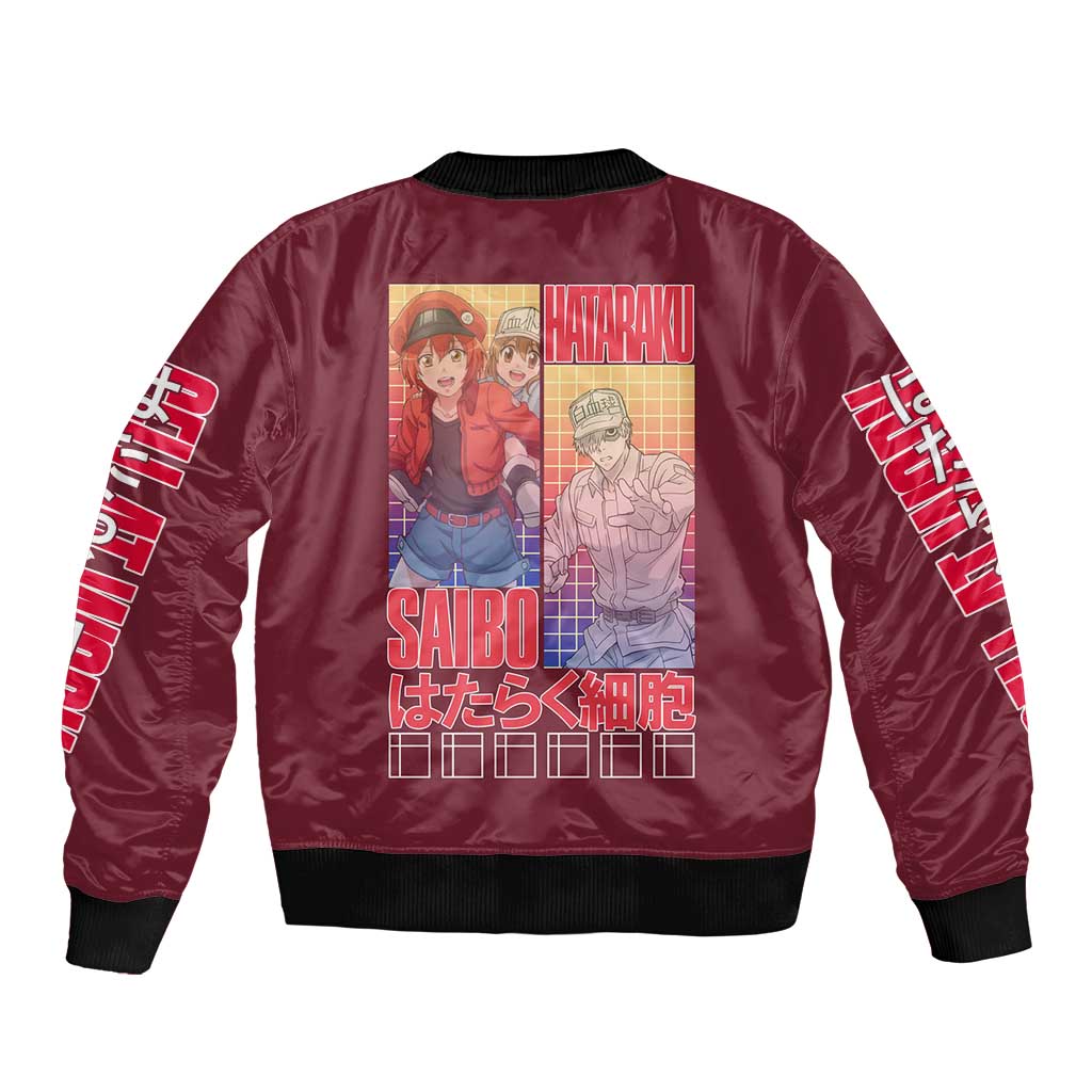 Cells at Work Bomber Jacket Japan Anime Style - The Mazicc