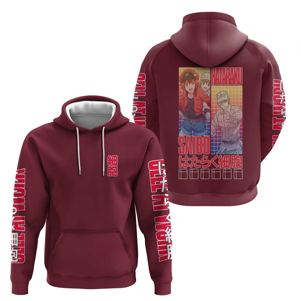 Cells at Work Hoodie Japan Anime Style - The Mazicc