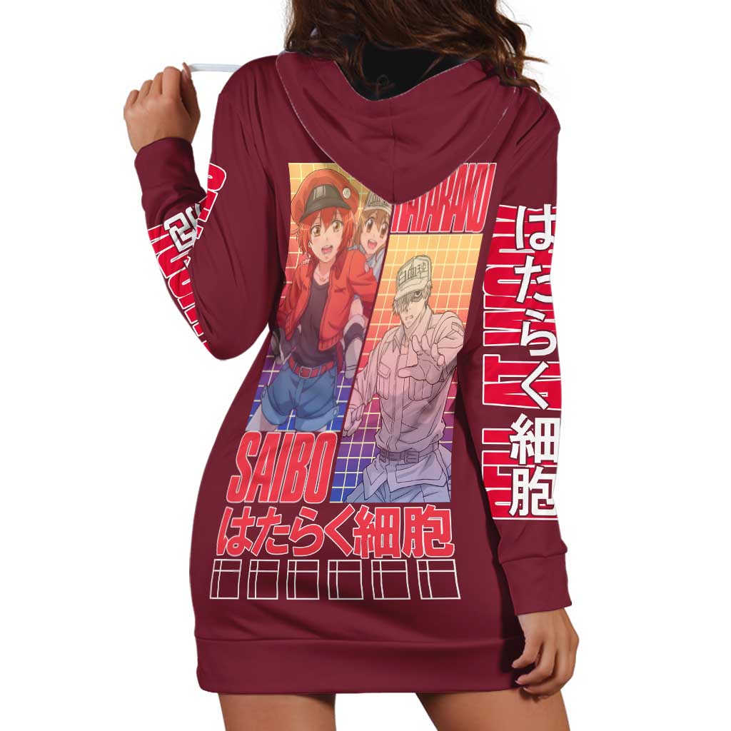 Cells at Work Hoodie Dress Japan Anime Style - The Mazicc