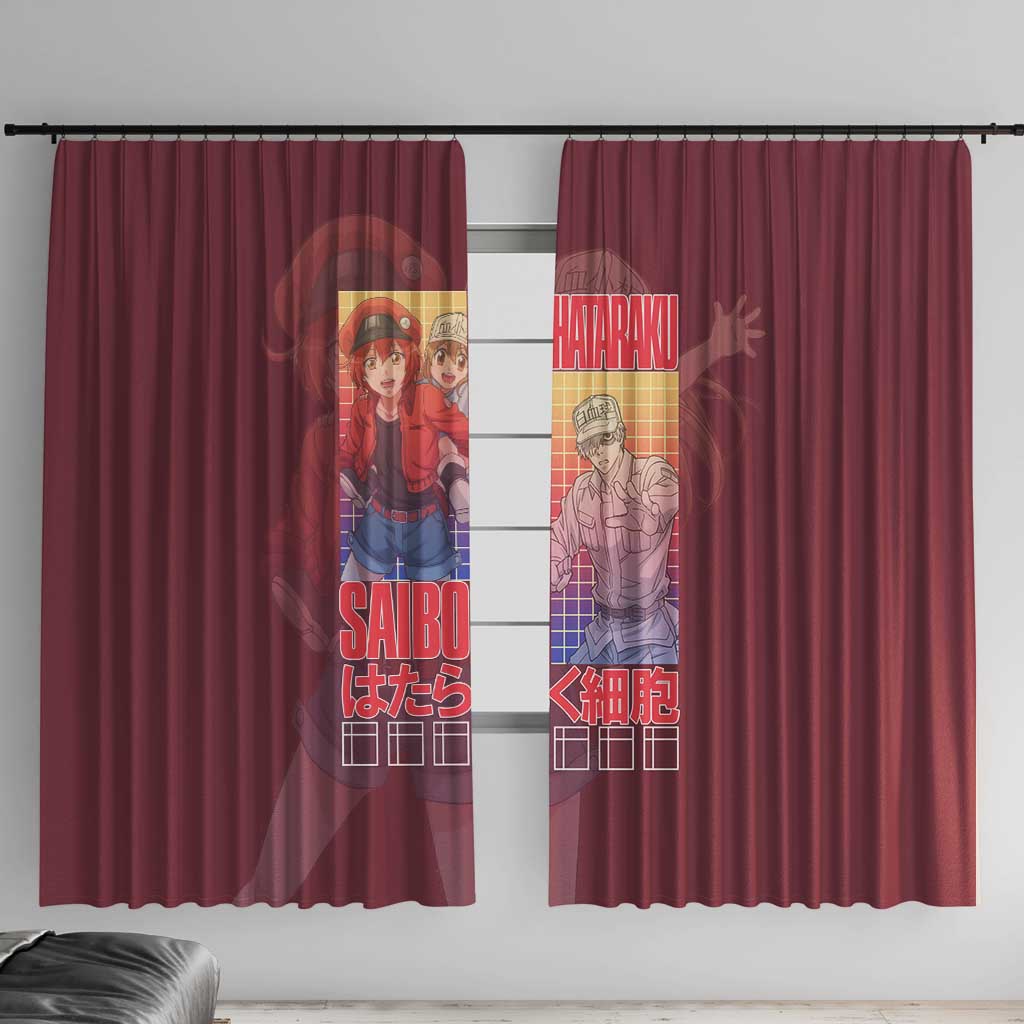 Cells at Work Window Curtain Japan Anime Style - The Mazicc