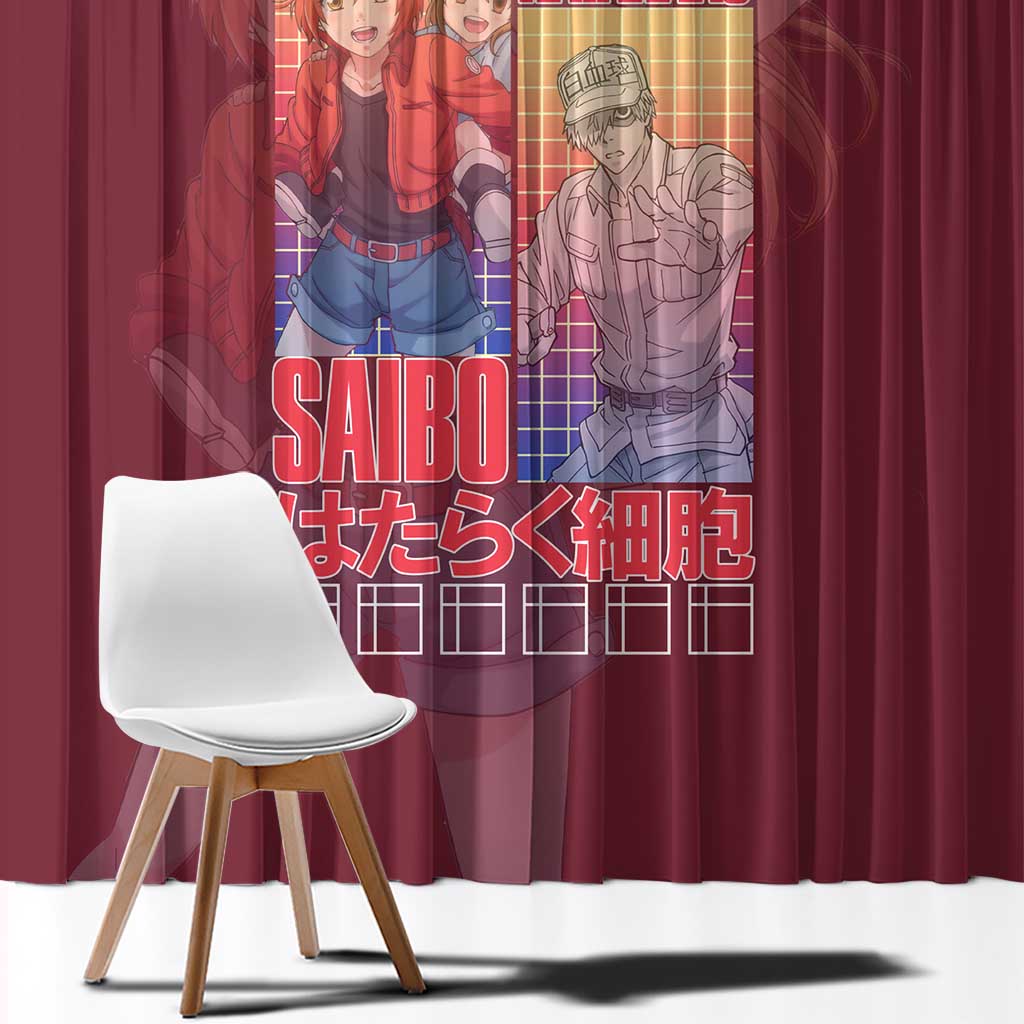 Cells at Work Window Curtain Japan Anime Style - The Mazicc