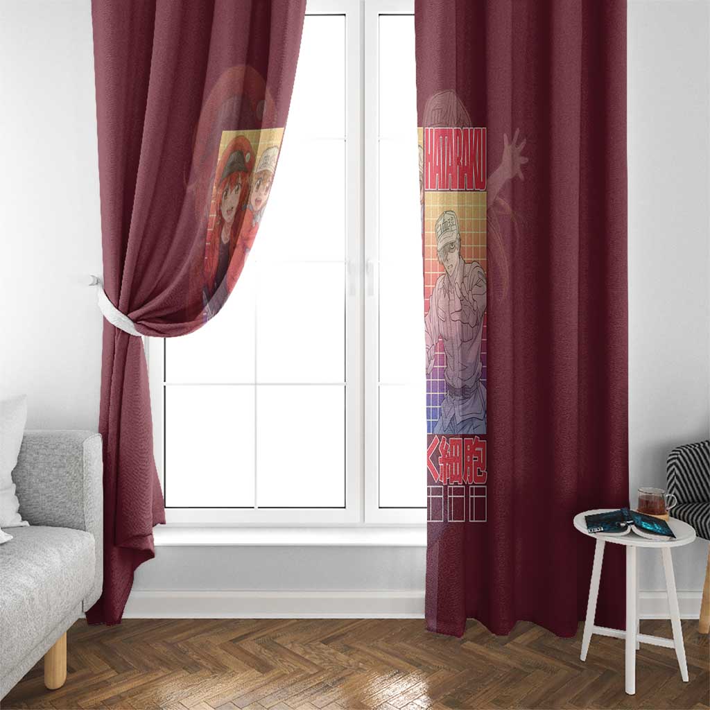 Cells at Work Window Curtain Japan Anime Style - The Mazicc