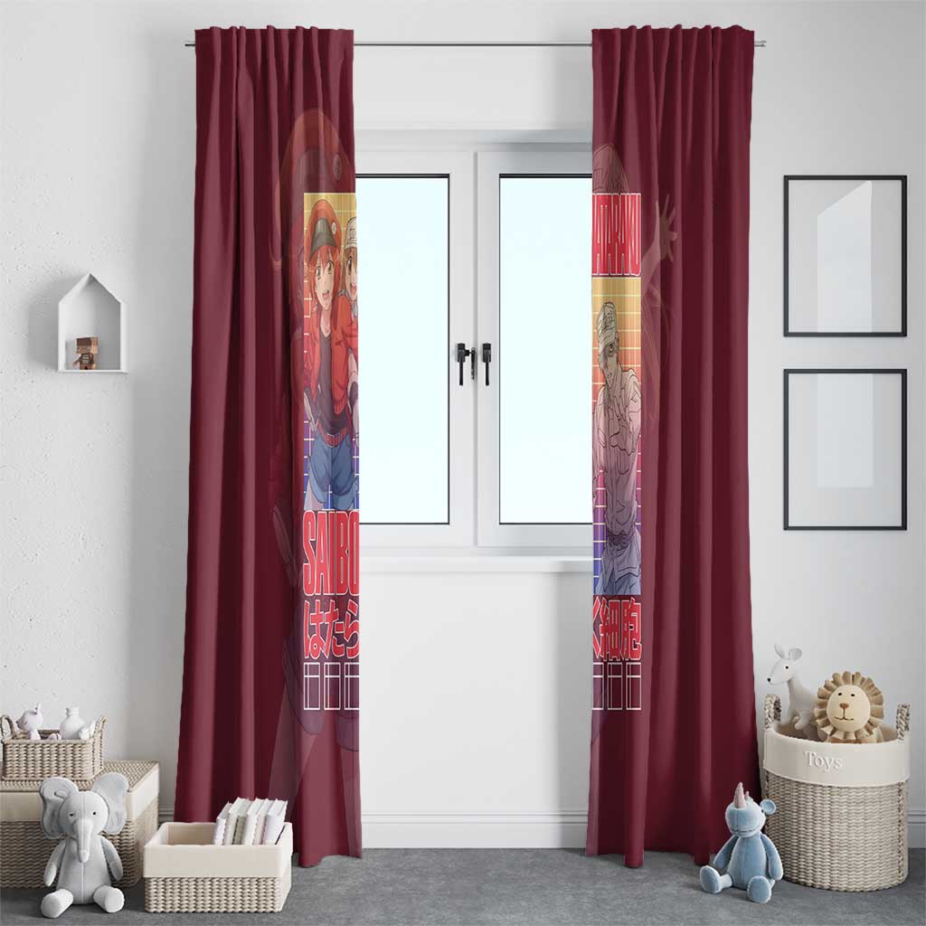 Cells at Work Window Curtain Japan Anime Style - The Mazicc
