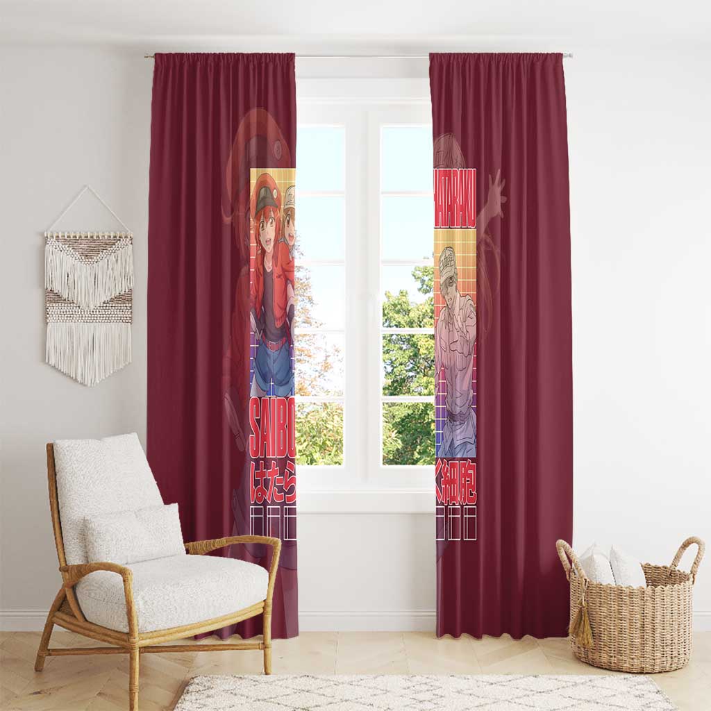 Cells at Work Window Curtain Japan Anime Style - The Mazicc
