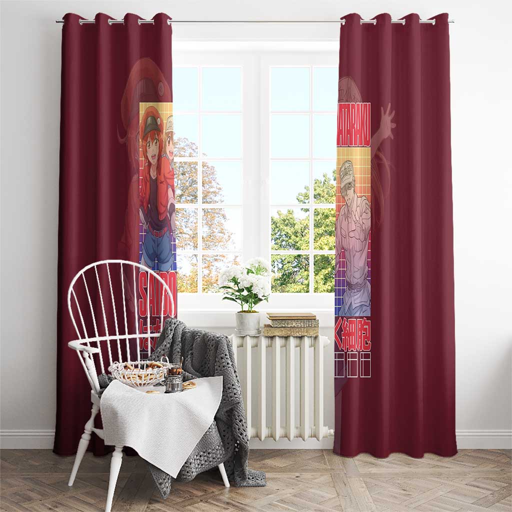 Cells at Work Window Curtain Japan Anime Style - The Mazicc
