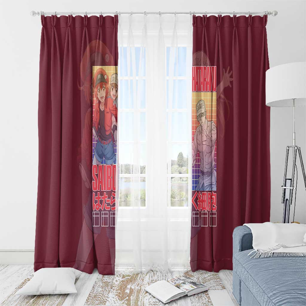 Cells at Work Window Curtain Japan Anime Style - The Mazicc