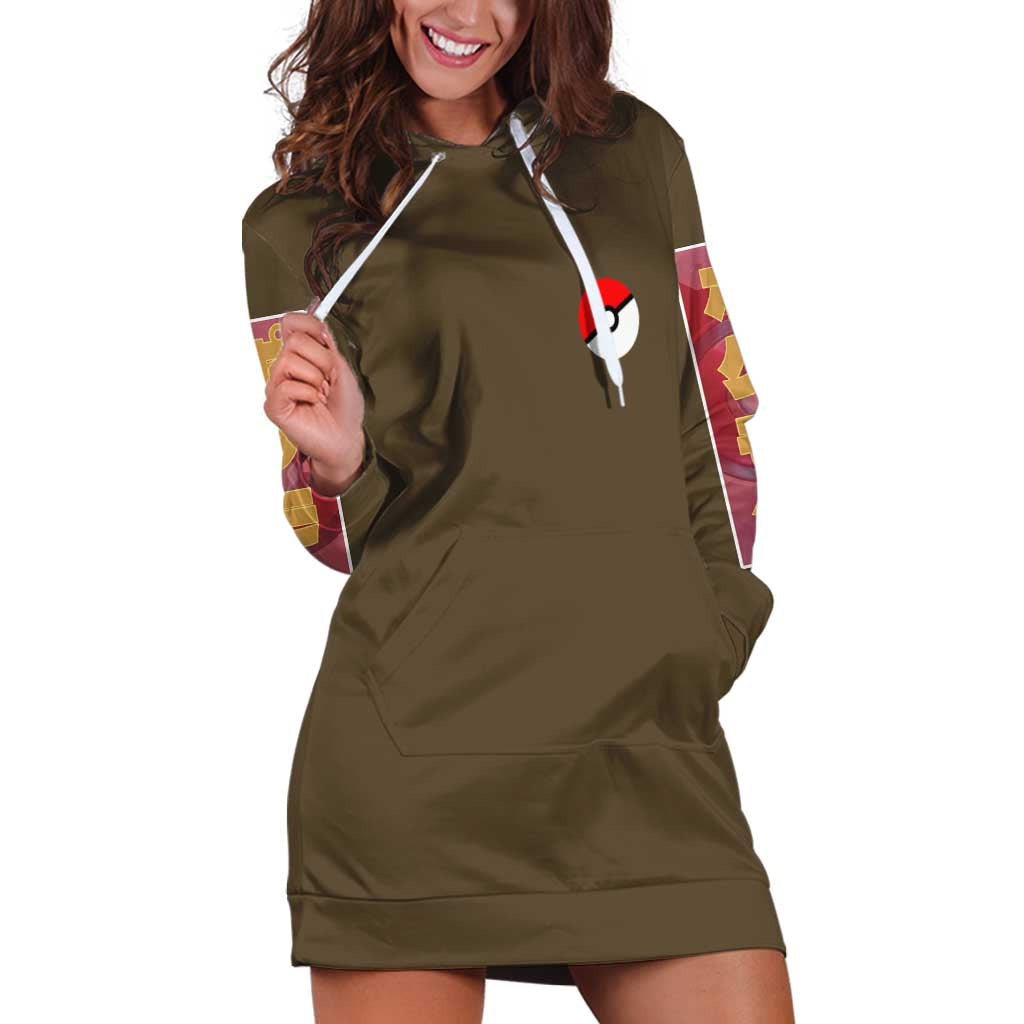 Rock Type Poke Hoodie Dress Japan Anime Style - The Mazicc