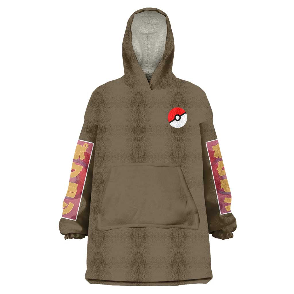 Rock Type Poke Wearable Blanket Hoodie Japan Anime Style - The Mazicc