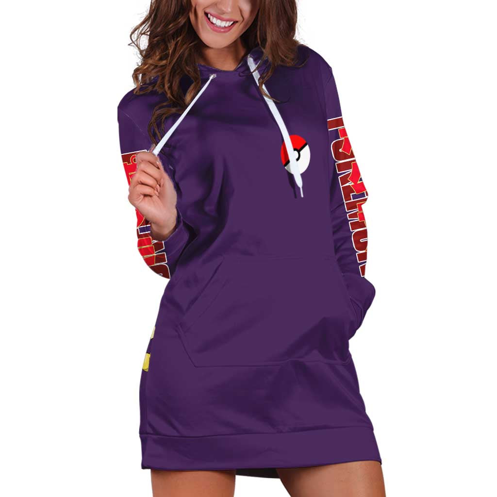 Psychic Type Poke Hoodie Dress Japan Anime Style - The Mazicc