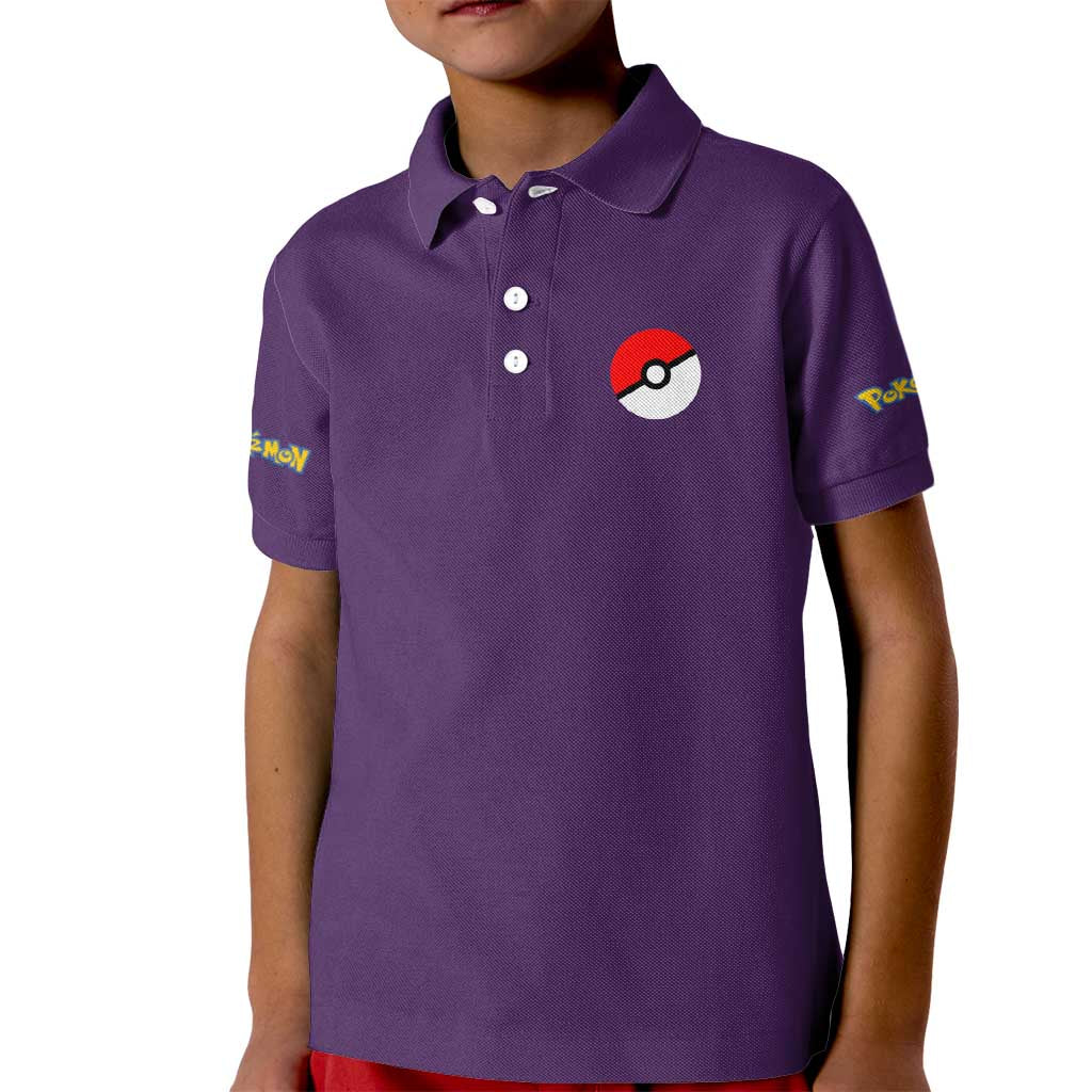 Psychic Type Poke Kid Polo Shirt Japan Anime Style - The Mazicc