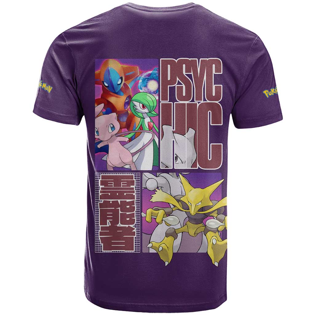 Psychic Type Poke T Shirt Japan Anime Style - The Mazicc