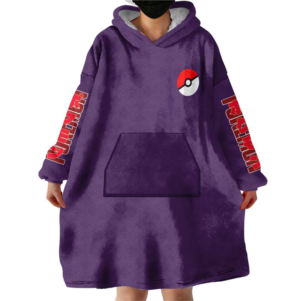 Psychic Type Poke Wearable Blanket Hoodie Japan Anime Style - The Mazicc